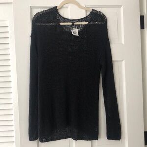 VINCE navy maternity top NWT
